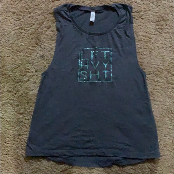 Casual/workout tank “Lft Hvy Sht” - Picture 1 of 1